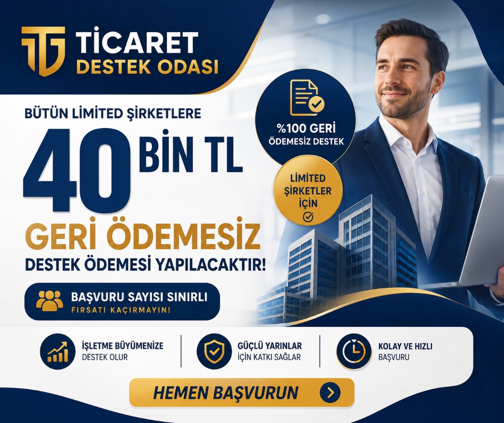 40 Bin TL Geri Ödemesiz Destek Ödemesi